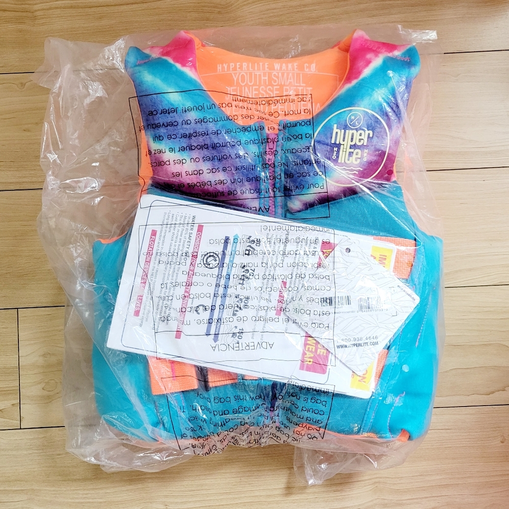 Hyperlite indy CGA Kids Wakeboard Vest 55 - 75 pounds, Size Small